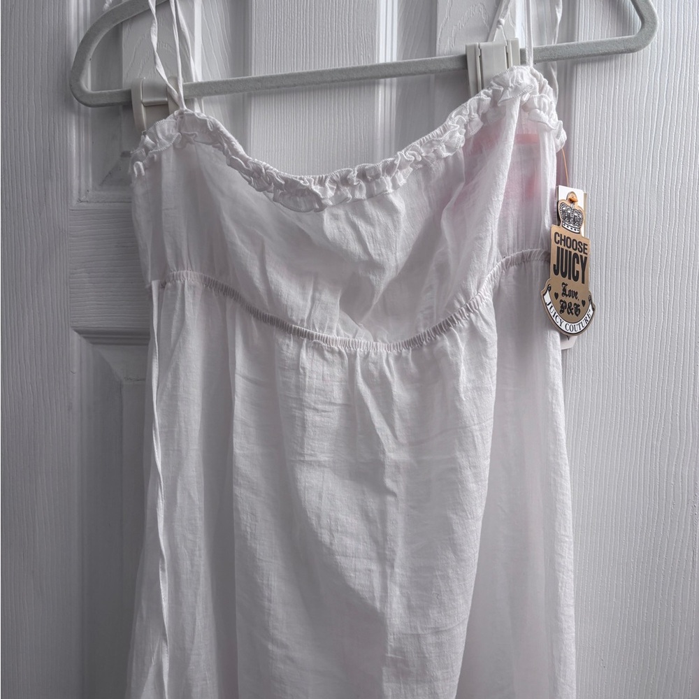 New with tags Juicy Couture White Dress XL cover up